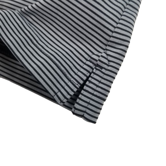 Under Armour Mens Polo Shirt Short Sleeves Striped Loose Heat Gear Black Size XL - Picture 10 of 16